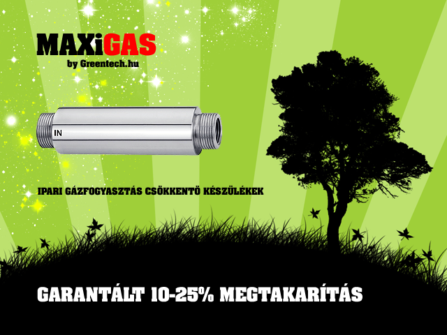 MAXiGAS Profi Ipari 1" Gázfogyasztás Csökkentő Készülék
